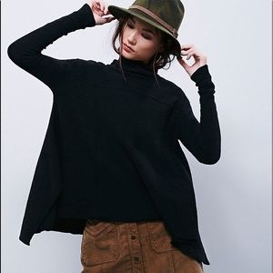 Free People Drape Drape Top in Black